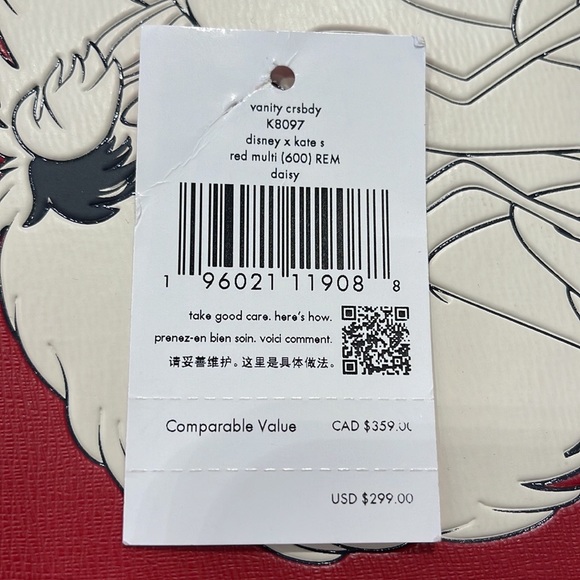 Kate Spade Disney X Kate Spade New York Vanity Cruella Crossbody Bag
NWT - Picture 5 of 16